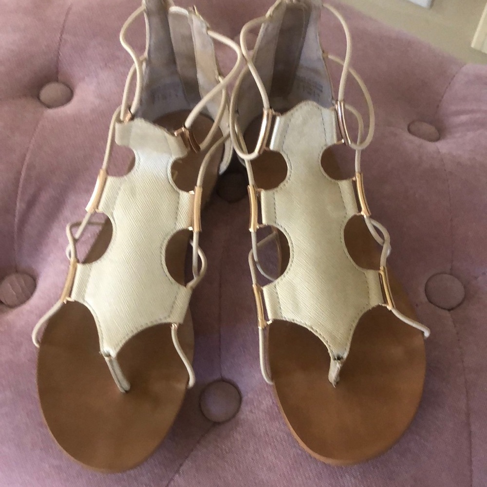 Metallic Gold sandals